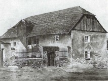 Macharův rodný dům v Kolíně, již zbořený

