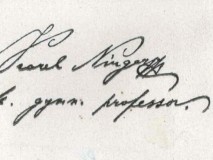 Podpis Karla Ningra